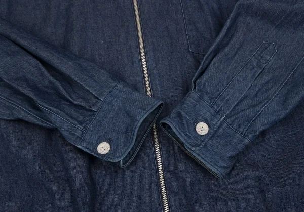 コムデギャルソンオムプリュスCOMME des GARCONS HOMME PLUS フロントジップデニムジャケット 紺L位 K-131166_009