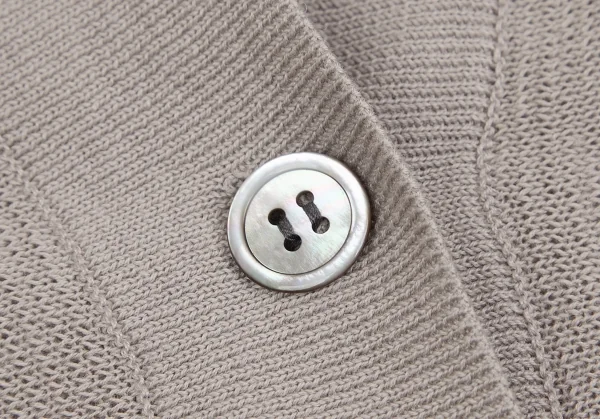 スナオクワハラsunao kuwahara コットンリネンドレープショートカーディガン ベージュM K-131176_008