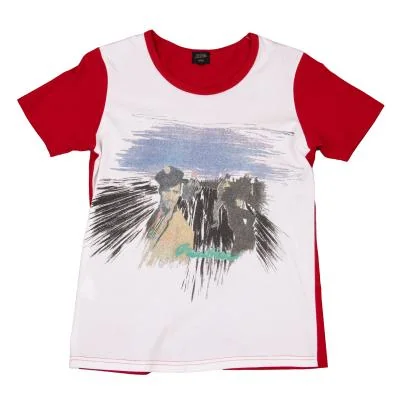 Jean Paul GAULTIER FEMME Printed Switching T Shirt
