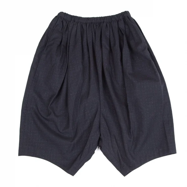 コムデギャルソン　GARNYU サルエルパンツ S ダークグレー コムデギャルソンCOMME des GARCONS ラメグレンチェックサルエル