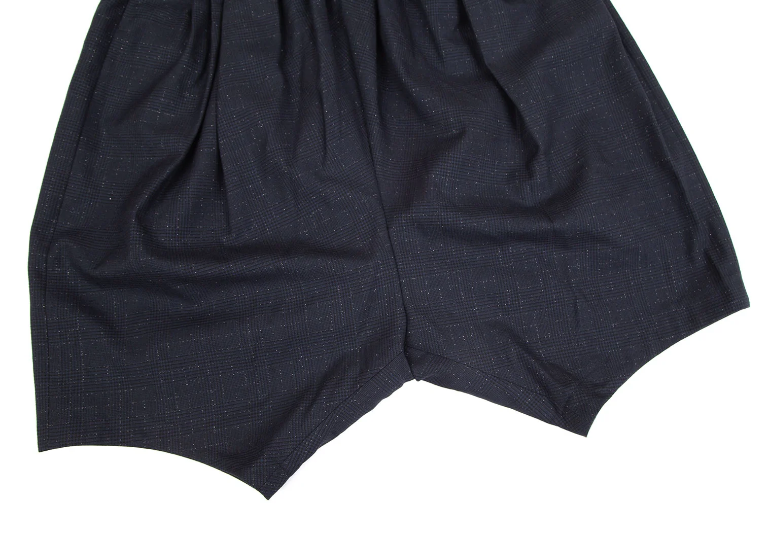 コムデギャルソンCOMME des GARCONS ラメグレンチェックサルエル