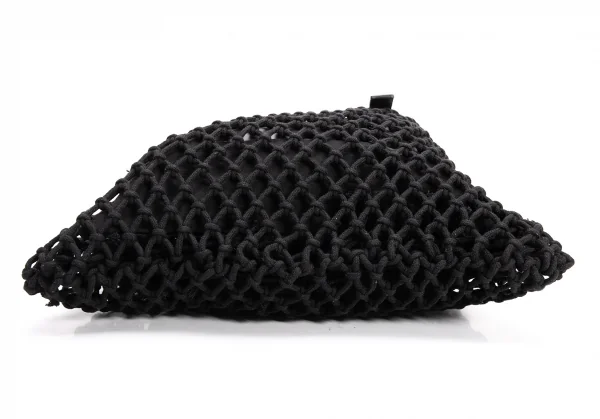 Y's Logo Printed Layered Mesh Tote Bag K-131280_005