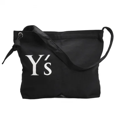Y's Cotton Logo Shoulder Bag