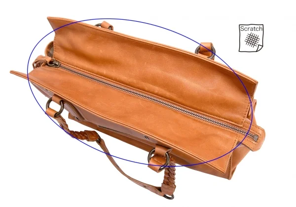 ケイトモスフォーロンシャンkate moss for LONGCHAMP レザーロゴプレートハンドバッグ キャメル K-131287_015