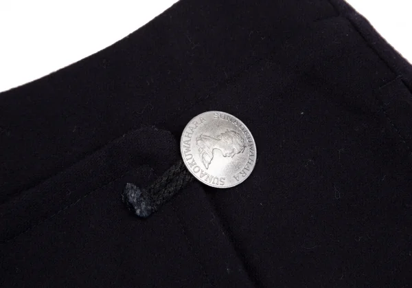 スナオクワハラsunao kuwahara ウールメタルボタンショートパンツ 紺S K-131294_003