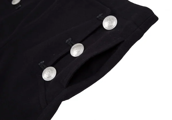 スナオクワハラsunao kuwahara ウールメタルボタンショートパンツ 紺S K-131294_004