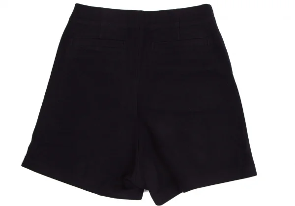 スナオクワハラsunao kuwahara ウールメタルボタンショートパンツ 紺S K-131294_009