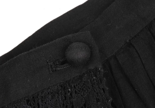 sunaokuwahara Cotton Lace Sequin Embellished Chiffon Skirt K-131296_008