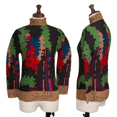 ISSEY MIYAKE me Monster Printed Stretch Pleats T Shirt