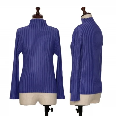PLEATS PLEASE Pleated Turtle Neck T Shirt