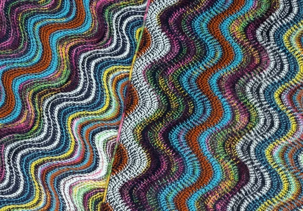 ミッソーニMISSONI ウールレーヨンフリンジニットストール マルチ K-131541_002