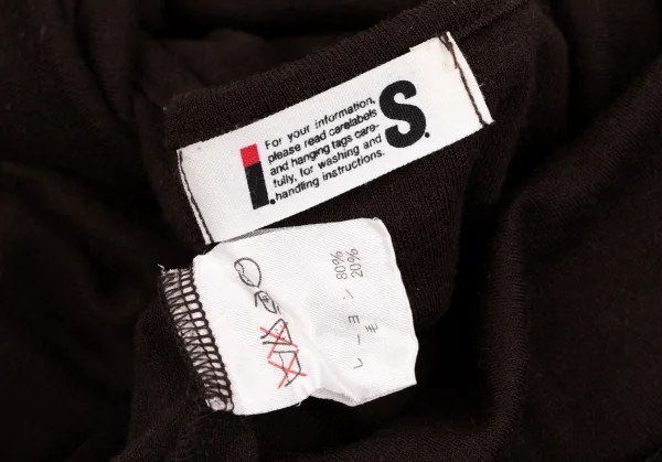 ISSEY MIYAKE I.S. Rayon Wool Flare T-Shirt K-131553_012