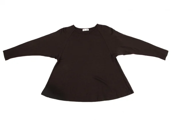 ISSEY MIYAKE I.S. Rayon Wool Flare T-Shirt K-131553_002