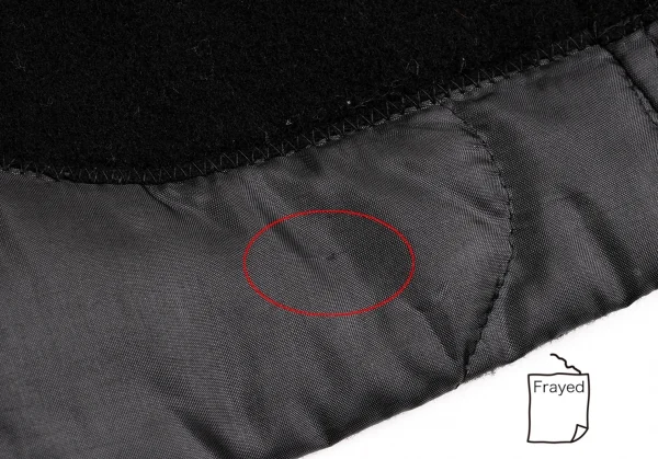 イッセイミヤケISSEY MIYAKEウールモッサペーストデザインライナージャケット 黒M K-131556_012