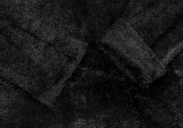 Yohji Yamamoto FEMME Nylon Pile Double Collar Knit Shirt K-131564_008