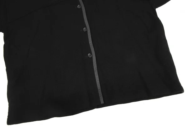 tricot COMME des GARCONS Wool Nylon Rib Knit Coat K-131569_011