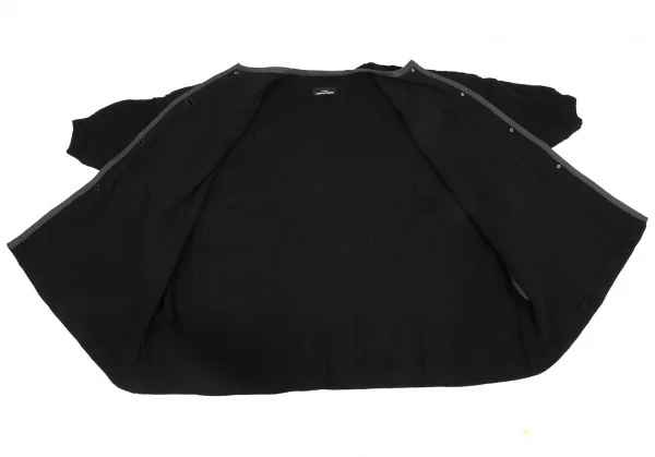 tricot COMME des GARCONS Wool Nylon Rib Knit Coat K-131569_013