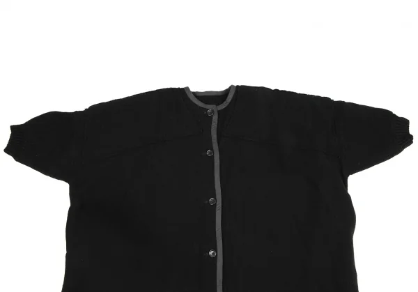 tricot COMME des GARCONS Wool Nylon Rib Knit Coat K-131569_003