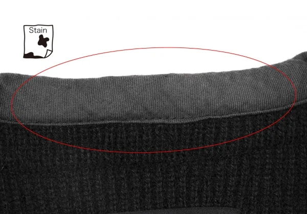 tricot COMME des GARCONS Wool Nylon Rib Knit Coat K-131569_006