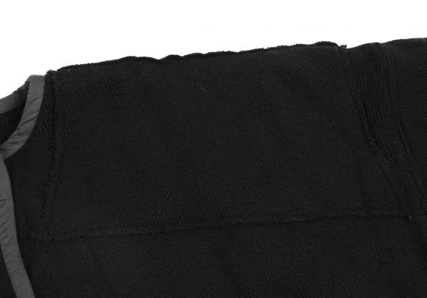 tricot COMME des GARCONS Wool Nylon Rib Knit Coat K-131569_008