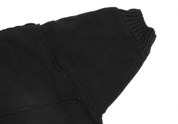 tricot COMME des GARCONS Wool Nylon Rib Knit Coat K-131569_009