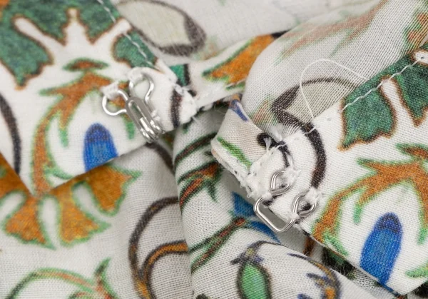 MACKINTOSH Silk Blend Cotton Floral Collarless T Shirt K-131575_006