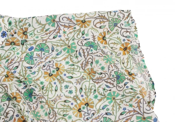 MACKINTOSH Silk Blend Cotton Floral Collarless T Shirt K-131575_007