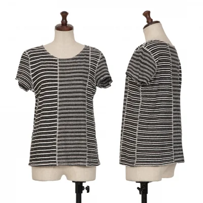 JURGEN LEHL Babaghuri Cotton Switching Striped T Shirt
