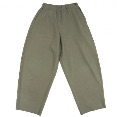 JURGEN LEHL Cut Off Hem Wool Knit Pants