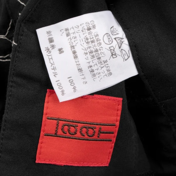 ISSEY MIYAKE HaaT Cotton Tape Pasting Circle Embroidery Wide Pants K-131592_014