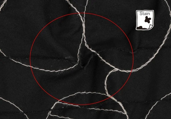 ISSEY MIYAKE HaaT Cotton Tape Pasting Circle Embroidery Wide Pants K-131592_003