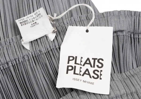 プリーツプリーズPLEATS PLEASE プリーツAラインスカート グレー2 K-131617_010