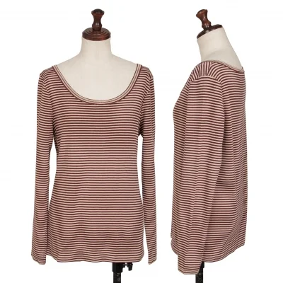 sunaokuwahara Cotton Poly Stripe T Shirt