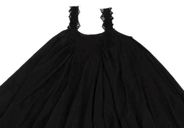 sunaokuwahara Lace Switching Dyed Sleeveless Tunic K-131682_003