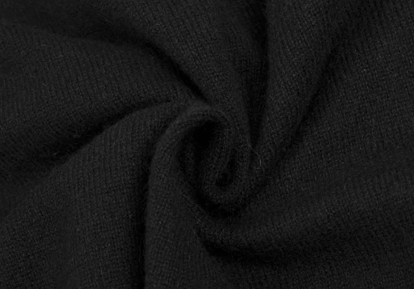 スナオクワハラsunao kuwahara カシミヤボタンデザインニットカーディガン 黒M K-131688_012