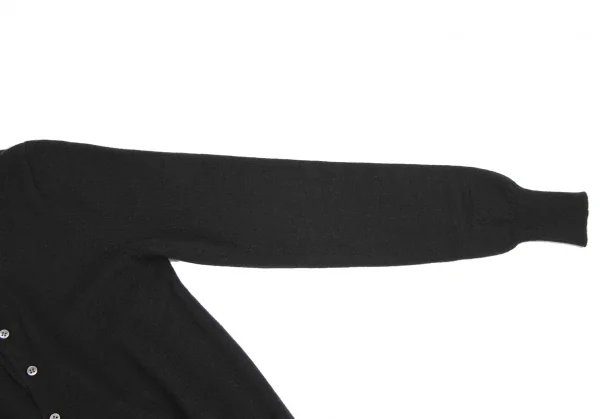 スナオクワハラsunao kuwahara カシミヤボタンデザインニットカーディガン 黒M K-131688_005