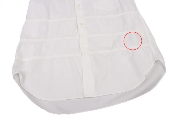 COMME des GARCONS HOMME Cotton Front Switching Shirt K-131712_011
