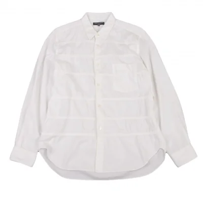 COMME des GARCONS HOMME Cotton Front Switching Shirt
