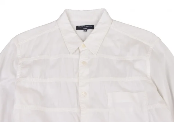 COMME des GARCONS HOMME Cotton Front Switching Shirt K-131712_002