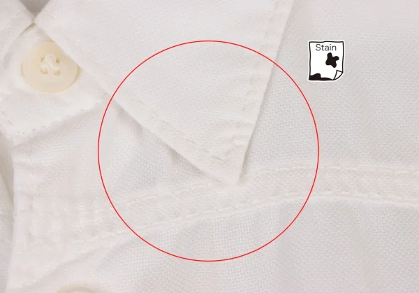 COMME des GARCONS HOMME Cotton Front Switching Shirt K-131712_004