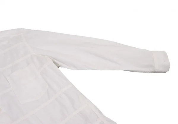 COMME des GARCONS HOMME Cotton Front Switching Shirt K-131712_008