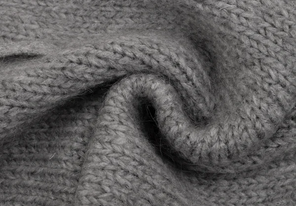 sunaokuwahara Mohair Blend Knit Cape K-131719_012
