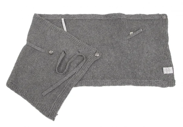 sunaokuwahara Mohair Blend Knit Cape K-131719_008