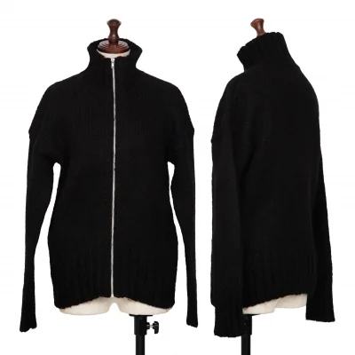 sunaokuwahara Mohair Blend Driver's Knit Sweater
