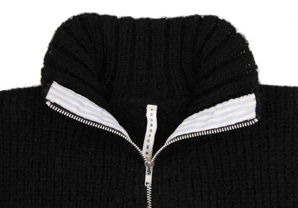 sunaokuwahara Mohair Blend Driver's Knit Sweater K-131720_005
