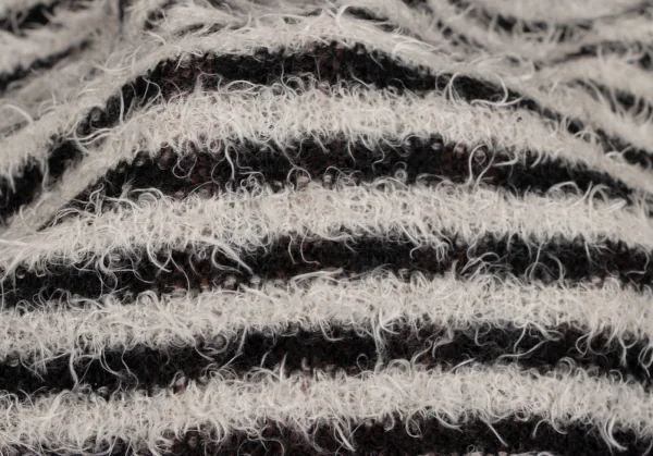 sunaokuwahara Mohair Blend Stripe Cape Cardigan K-131724_011