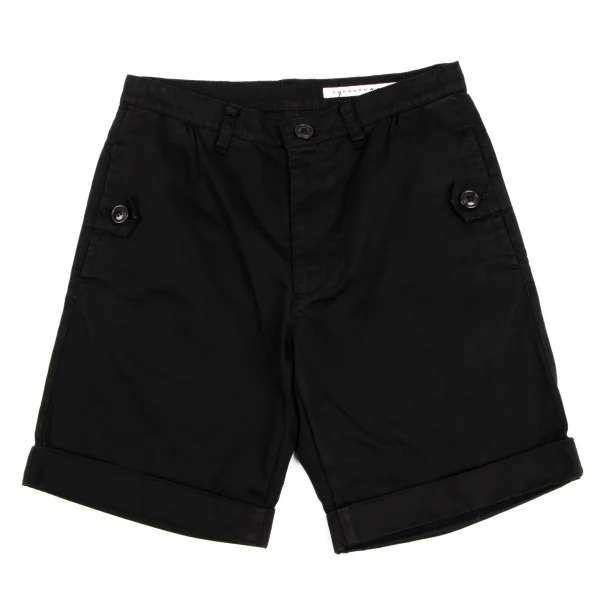 sunaokuwahara Dyed Cotton Shorts  Black S K-131727_001