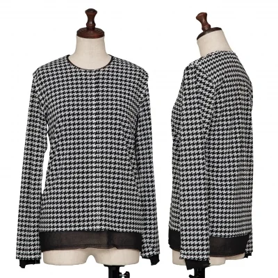 COMME des GARCONS Layered Houndstooth T Shirt