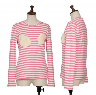 COMME des GARCONS Patch Stripe T Shirt