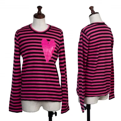 コムデギャルソンCOMME des GARCONS ハートプリントボーダー